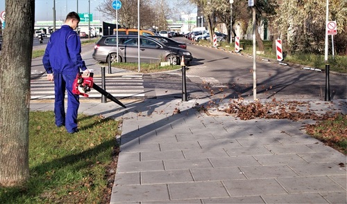 Do jakich prac poza sprzątaniem liści można wykorzystać dmuchawę ogrodową?